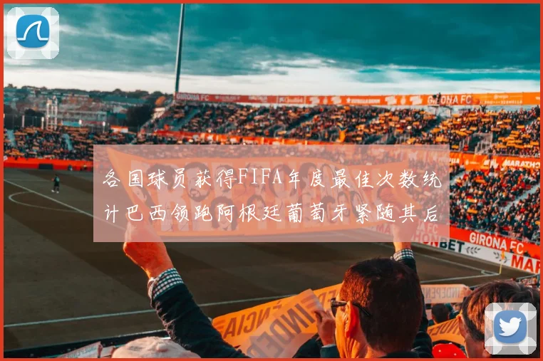 各国球员获得FIFA年度最佳次数统计巴西领跑阿根廷葡萄牙紧随其后
